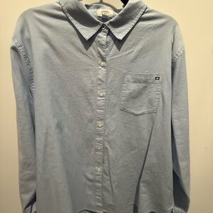 Crown & Ivy Light Blue Casual Button Down Shirt